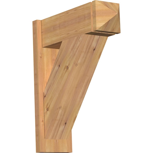 Ekena Millwork Traditional Smooth Arts and Crafts Outlooker, Western Red Cedar, 7 1/2"W x 22"D x 26"H OUT08X22X26TRA03SWR - main